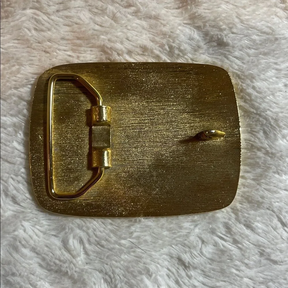 Grindex Gold  metal Belt Buckle RARE